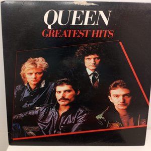 Vintage Queen Greatest Hits Vinyl Record Album.